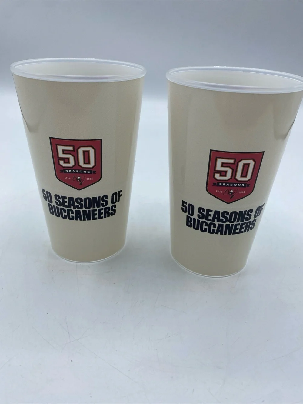 Bucs Cups 50 Seasons Of Buccaneers Tumblers Tampa Bay Buccaneers NFL Football 2